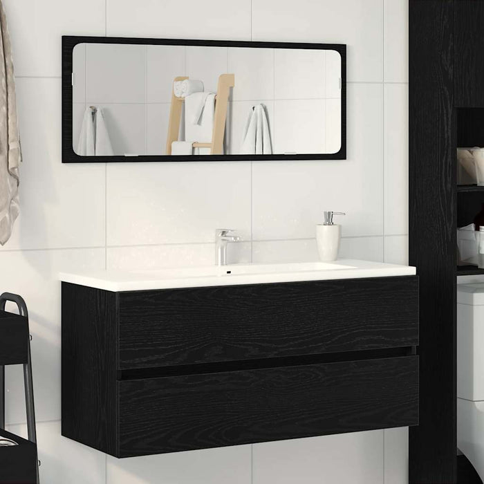 Dulap pentru chiuvetă Stejar negru 100x38,5x45cm Lemn prelucrat - WALTI WALTI