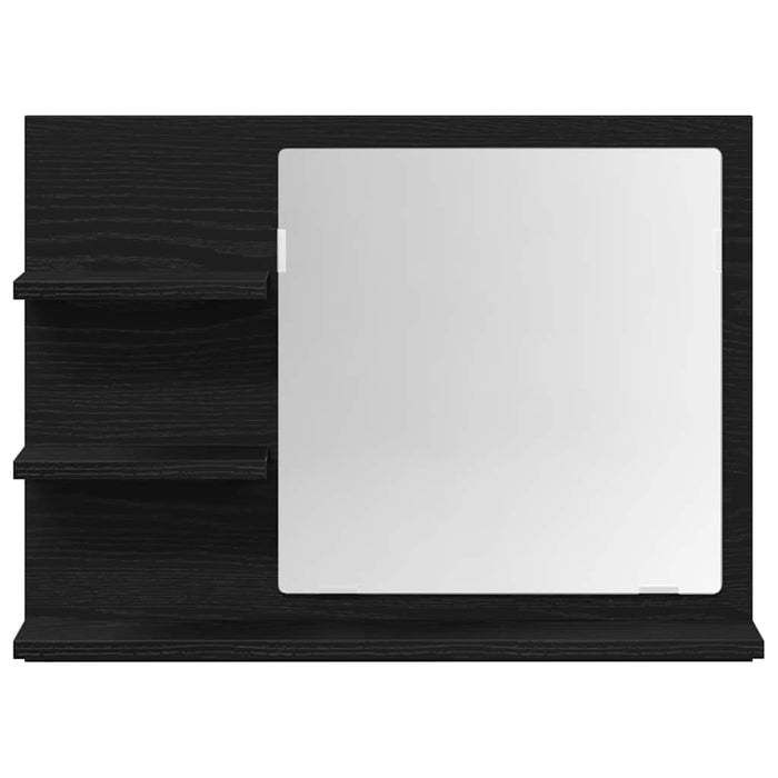 Oglindă de baie Stejar negru 60x10,5x45 cm lemn prelucrat - WALTI WALTI