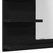 Oglindă de baie Stejar negru 60x10,5x45 cm lemn prelucrat - WALTI WALTI
