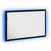 Oglindă de baie cu lumini LED, stejar negru, 60x8,5x37 cm - WALTI WALTI