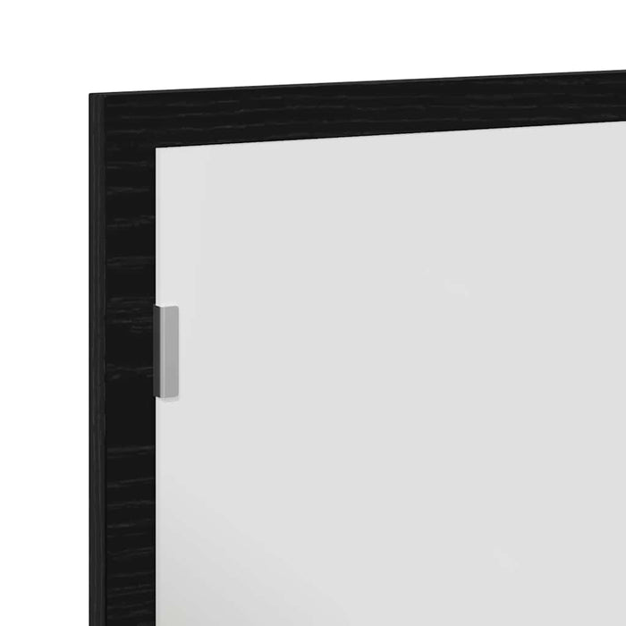 Oglindă de baie cu lumini LED, stejar negru, 60x8,5x37 cm - WALTI WALTI