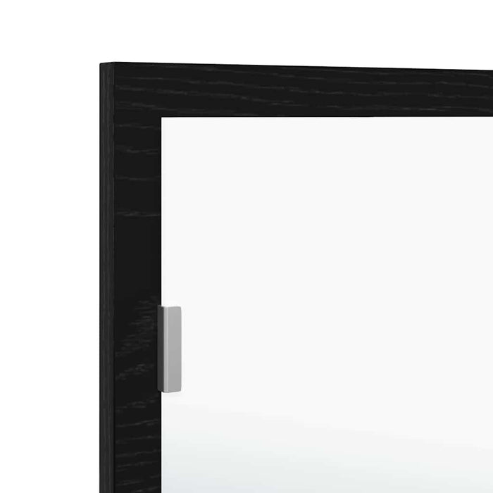 Oglindă de baie cu LED Pe perete Stejar negru 100 x 8.5 x 37 cm - WALTI WALTI