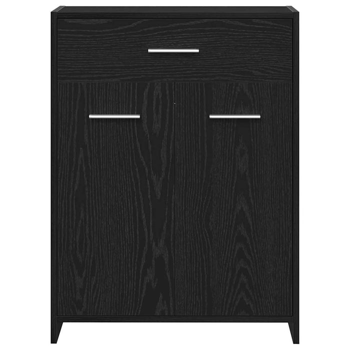 Dulap pentru Baie cu sertar cu ușă Stejar Negru 60 x 33 x 80 cm - WALTI WALTI