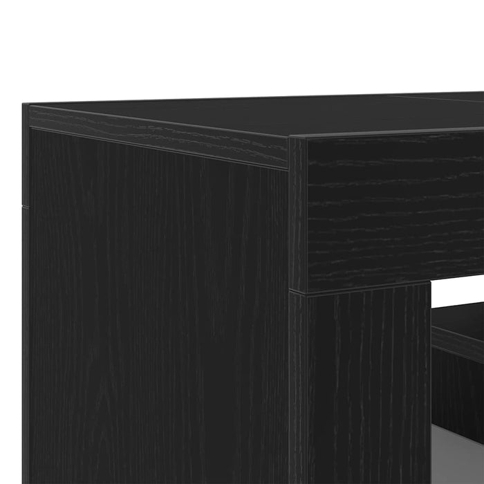 Cabinet TV Stejar Negru 120 x 35 x 40 cm Lemn compozit - WALTI WALTI