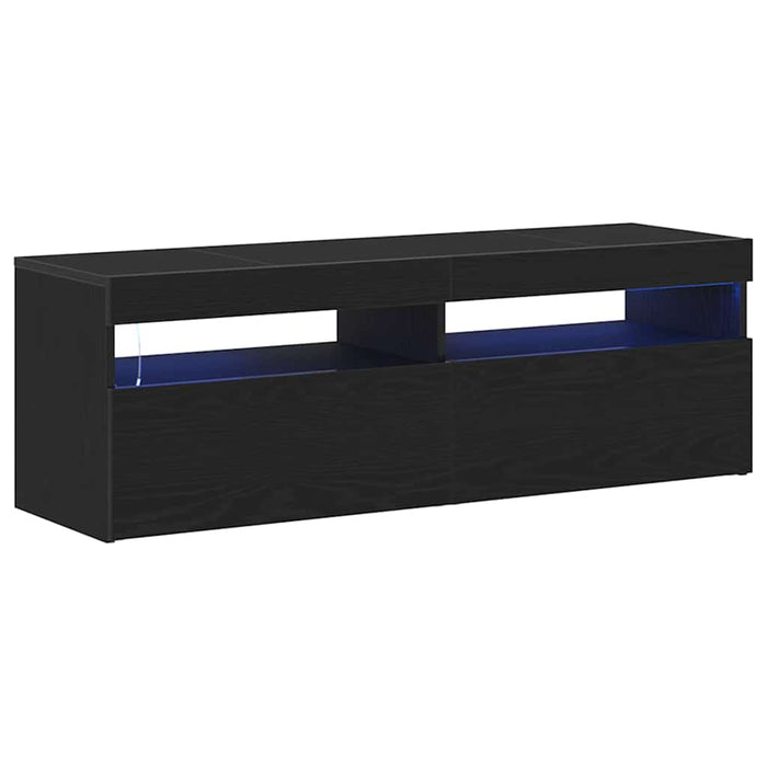 Cabinet TV Stejar Negru 120 x 35 x 40 cm Lemn compozit - WALTI WALTI