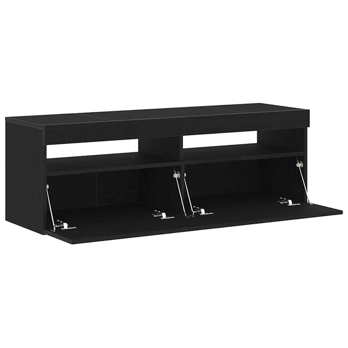 Cabinet TV Stejar Negru 120 x 35 x 40 cm Lemn compozit - WALTI WALTI