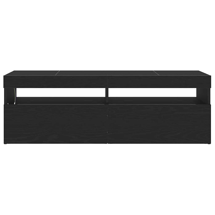 Cabinet TV Stejar Negru 120 x 35 x 40 cm Lemn compozit - WALTI WALTI