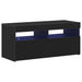 Cabinet TV Stejar Negru 90 x 35 x 40 cm Lemn compozit - WALTI WALTI