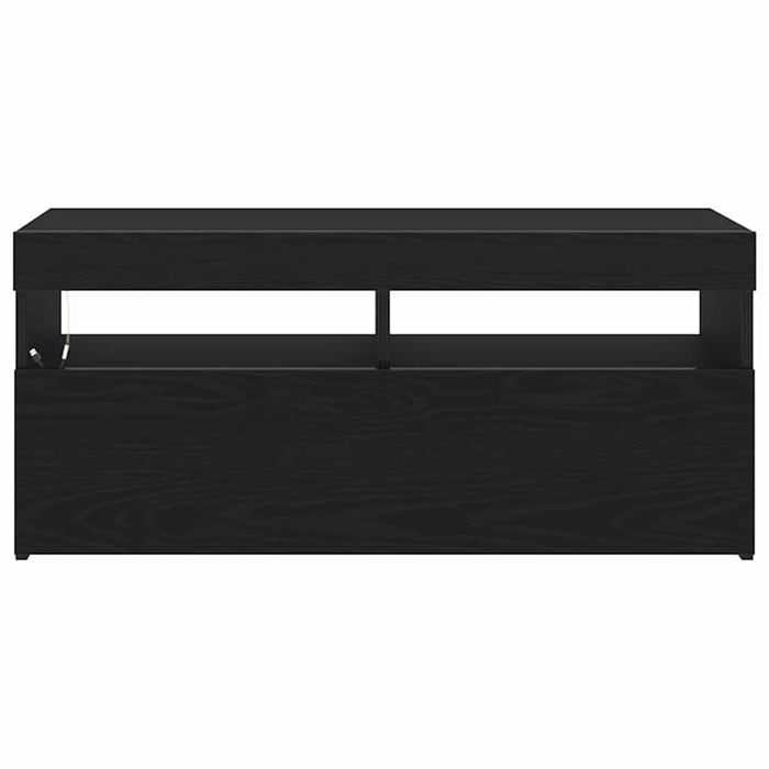 Cabinet TV Stejar Negru 90 x 35 x 40 cm Lemn compozit - WALTI WALTI