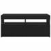 Cabinet TV Stejar Negru 90 x 35 x 40 cm Lemn compozit - WALTI WALTI