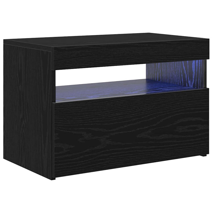 Cabinet TV Stejar Negru 60 x 35 x 40 cm Lemn compozit - WALTI WALTI