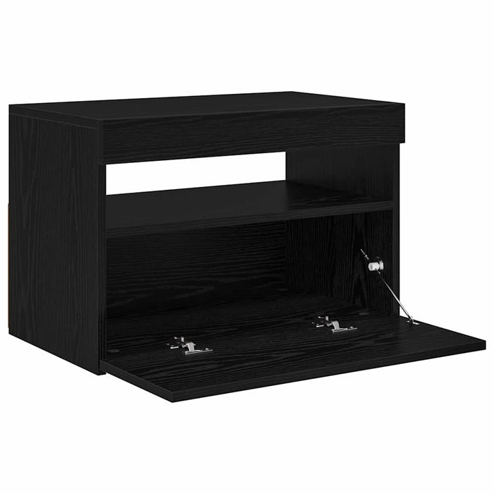 Cabinet TV Stejar Negru 60 x 35 x 40 cm Lemn compozit - WALTI WALTI
