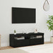 Cabinet TV 2 pcs Stejar Negru 60 x 35 x 40 cm Lemn compozit - WALTI WALTI