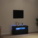 Cabinet TV Stejar Negru 75 x 35 x 40 cm Lemn compozit - WALTI WALTI