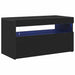 Cabinet TV Stejar Negru 75 x 35 x 40 cm Lemn compozit - WALTI WALTI