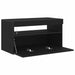Cabinet TV Stejar Negru 75 x 35 x 40 cm Lemn compozit - WALTI WALTI