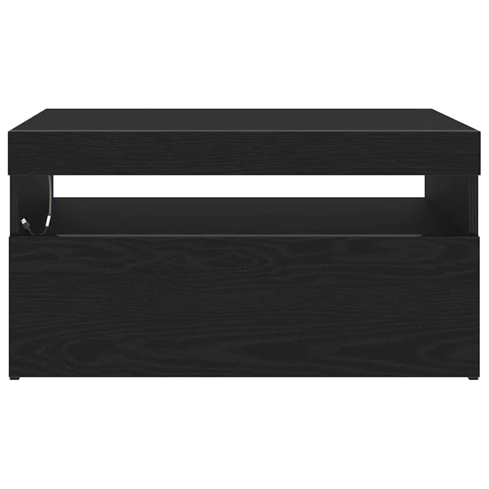 Cabinet TV Stejar Negru 75 x 35 x 40 cm Lemn compozit - WALTI WALTI