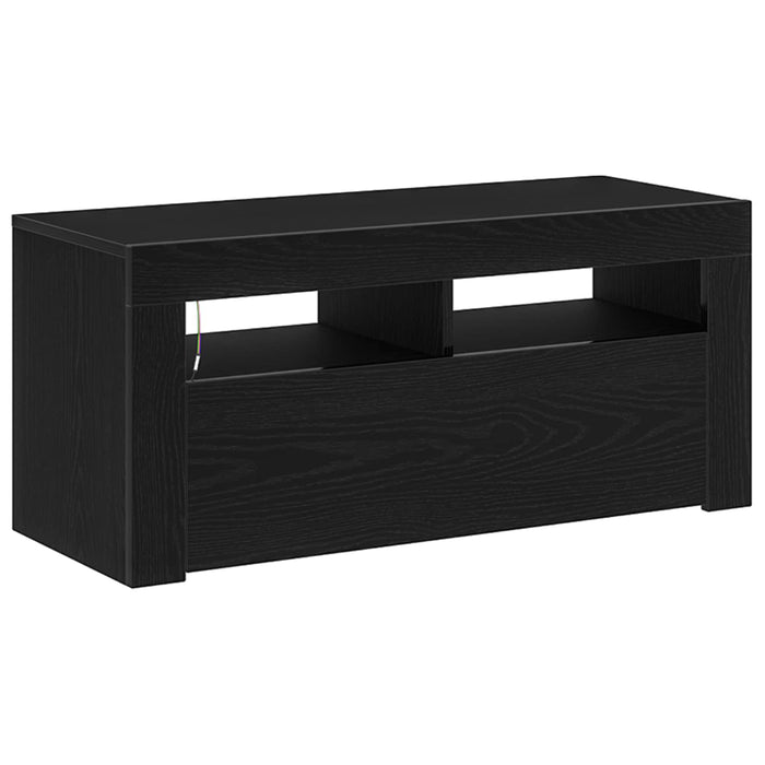 Cabinet TV Stejar Negru 90 x 35 x 40 cm Lemn compozit - WALTI WALTI