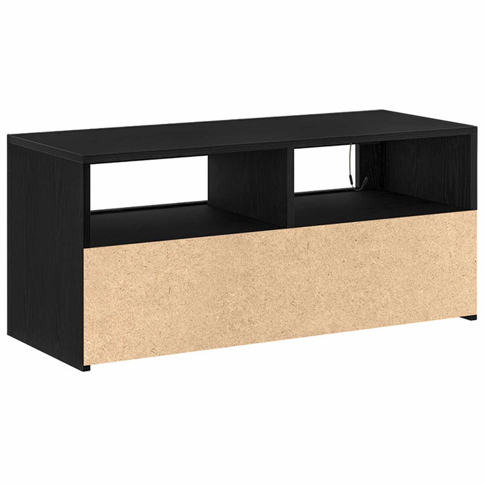 Cabinet TV Stejar Negru 90 x 35 x 40 cm Lemn compozit - WALTI WALTI