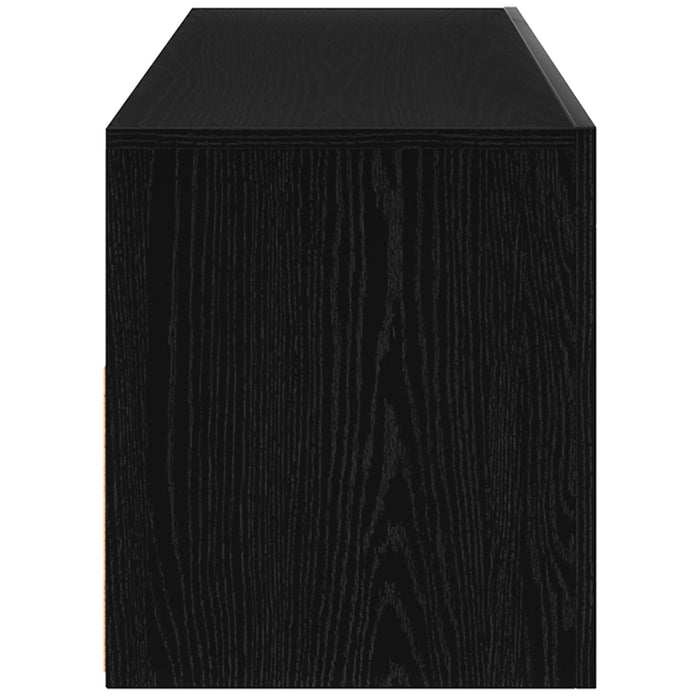 Cabinet TV Stejar Negru 90 x 35 x 40 cm Lemn compozit - WALTI WALTI