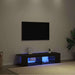 Cabinet TV Stejar Negru 135 x 39 x 30 cm Lemn compozit - WALTI WALTI