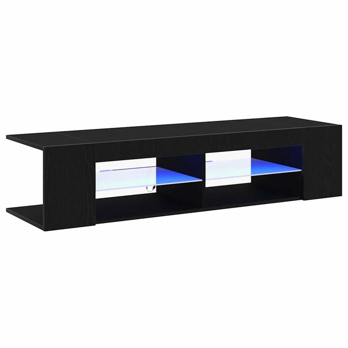 Cabinet TV Stejar Negru 135 x 39 x 30 cm Lemn compozit - WALTI WALTI