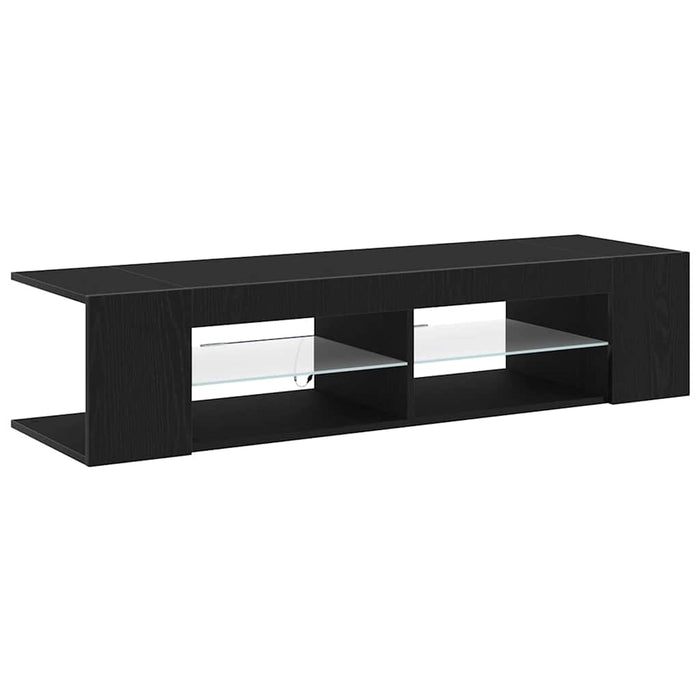 Cabinet TV Stejar Negru 135 x 39 x 30 cm Lemn compozit - WALTI WALTI