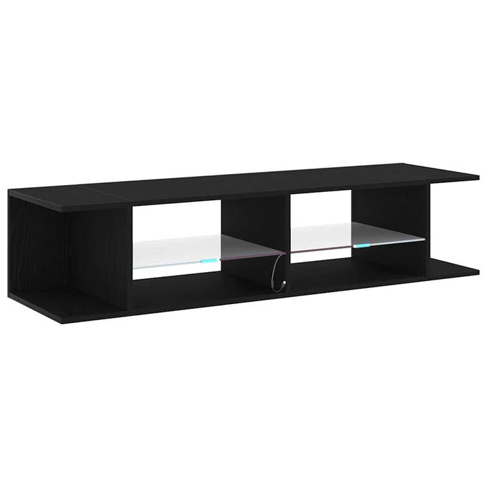 Cabinet TV Stejar Negru 135 x 39 x 30 cm Lemn compozit - WALTI WALTI