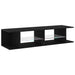 Cabinet TV Stejar Negru 135 x 39 x 30 cm Lemn compozit - WALTI WALTI