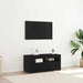 Cabinet TV cu sertar Stejar Negru 90 x 39 x 30 cm Lemn compozit - WALTI WALTI