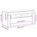 Cabinet TV cu sertar Stejar Negru 90 x 39 x 30 cm Lemn compozit - WALTI WALTI