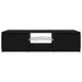 Cabinet TV Stejar Negru 140 x 38,5 x 36 cm Lemn compozit - WALTI WALTI