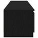 Cabinet TV Stejar Negru 140 x 38,5 x 36 cm Lemn compozit - WALTI WALTI