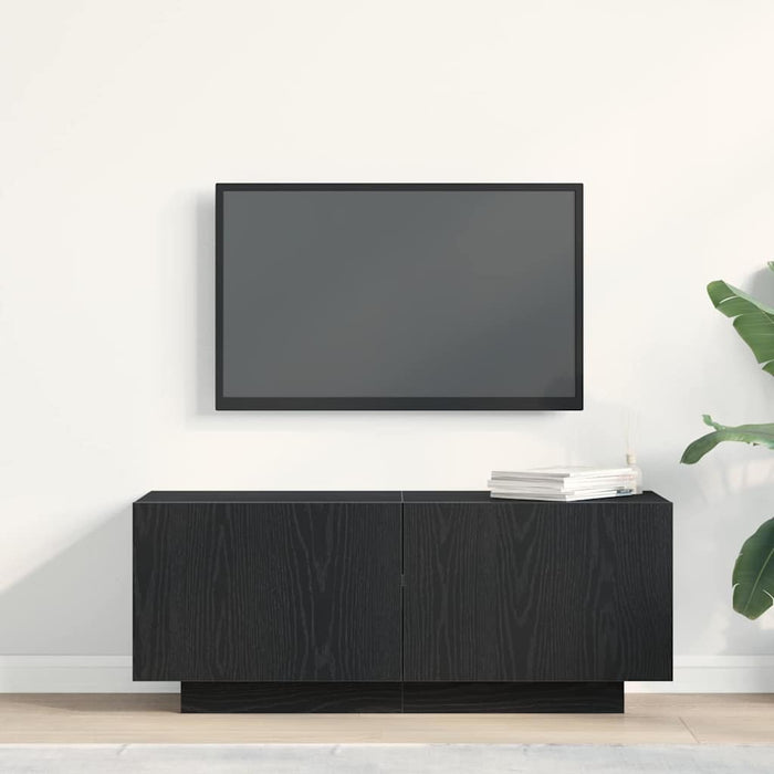 Cabinet TV Stejar Negru 100 x 35 x 40 cm Lemn compozit - WALTI WALTI