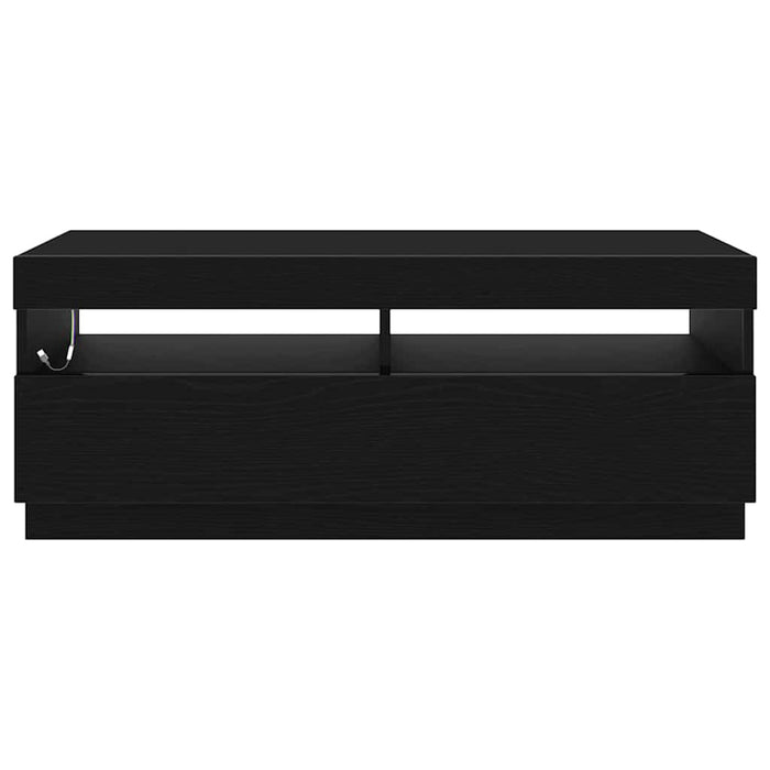 Cabinet TV Stejar Negru 100 x 35 x 40 cm Lemn compozit - WALTI WALTI
