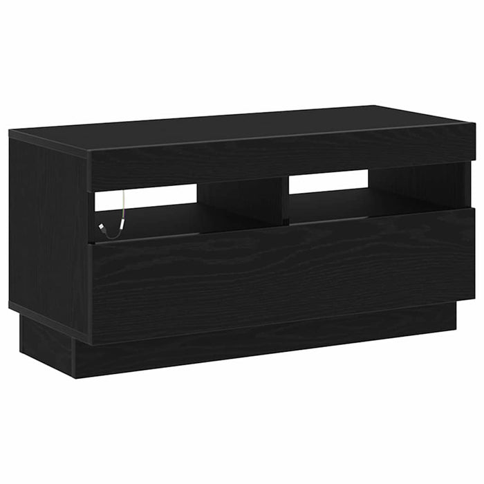 Cabinet TV Stejar Negru 80 x 35 x 40 cm Lemn compozit - WALTI WALTI