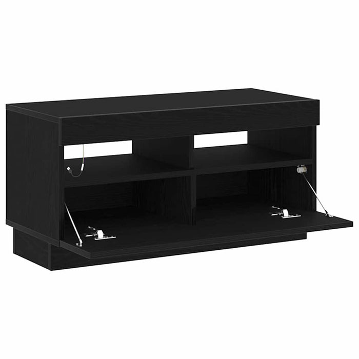 Cabinet TV Stejar Negru 80 x 35 x 40 cm Lemn compozit - WALTI WALTI