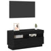 Cabinet TV Stejar Negru 80 x 35 x 40 cm Lemn compozit - WALTI WALTI