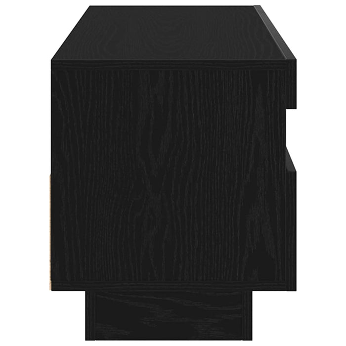 Cabinet TV Stejar Negru 80 x 35 x 40 cm Lemn compozit - WALTI WALTI