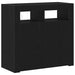 Bufet Negru 80 x 35 x 75 cm Lemn compozit - WALTI WALTI