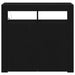 Bufet Negru 80 x 35 x 75 cm Lemn compozit - WALTI WALTI