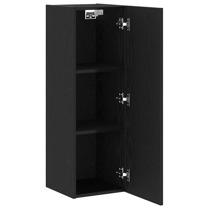 Dulap pentru TV pe Perete Stejar Negru 30,5 x 30 x 90 cm - WALTI WALTI