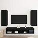Dulap pentru TV pe Perete 2 pcs Stejar Negru 30,5 x 30 x 90 cm - WALTI WALTI