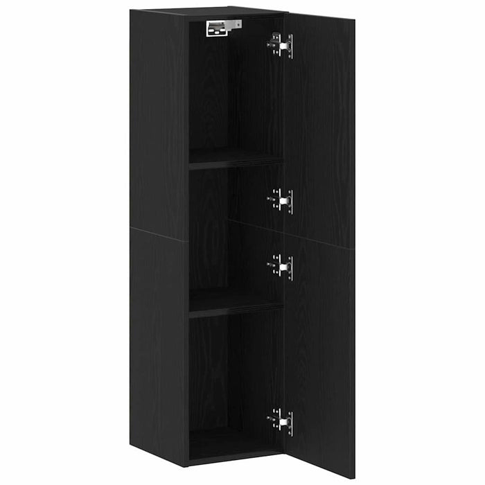 Dulap pentru TV pe Perete Stejar Negru 30,5 x 30 x 110 cm - WALTI WALTI