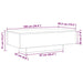 Masă de cafea Stejar negru 100 x 49.5 x 31 cm Lemn compozit - WALTI WALTI