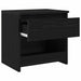 Dulap de noapte cu sertar 2 pcs Stejar Negru 40 x 30 x 39 cm - WALTI WALTI