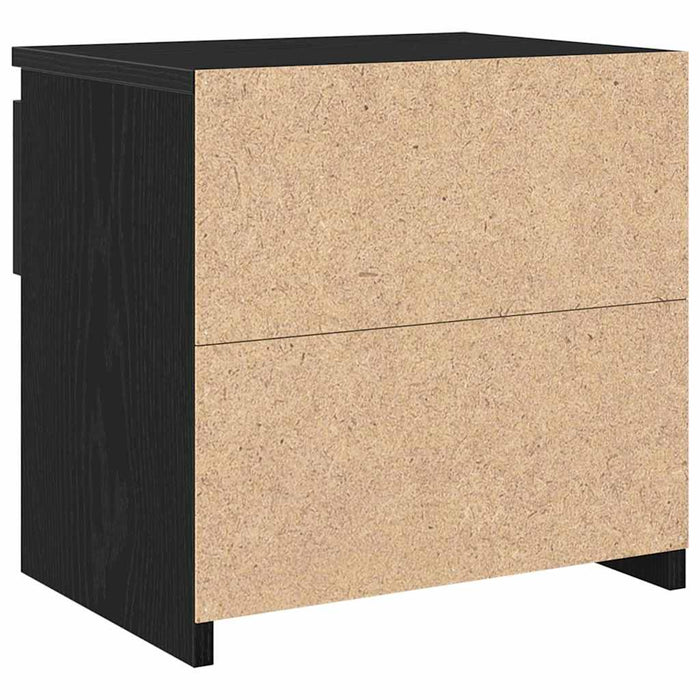Dulap de noapte cu sertar 2 pcs Stejar Negru 40 x 30 x 39 cm - WALTI WALTI