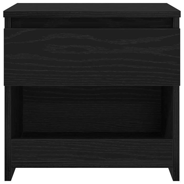 Dulap de noapte cu sertar 2 pcs Stejar Negru 40 x 30 x 39 cm - WALTI WALTI
