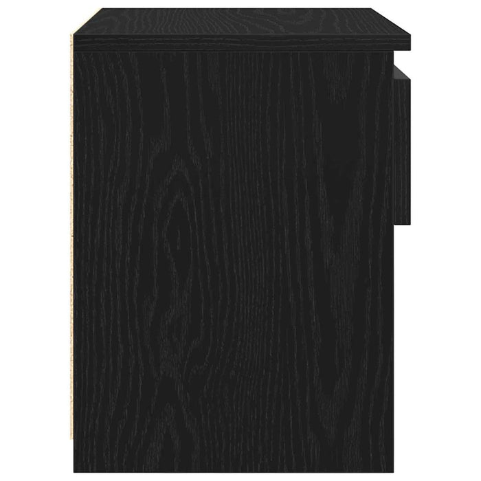 Dulap de noapte cu sertar 2 pcs Stejar Negru 40 x 30 x 39 cm - WALTI WALTI