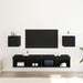 Cabinet TV 2 pcs Stejar Negru 30,5 x 30 x 30 cm Lemn compozit - WALTI WALTI
